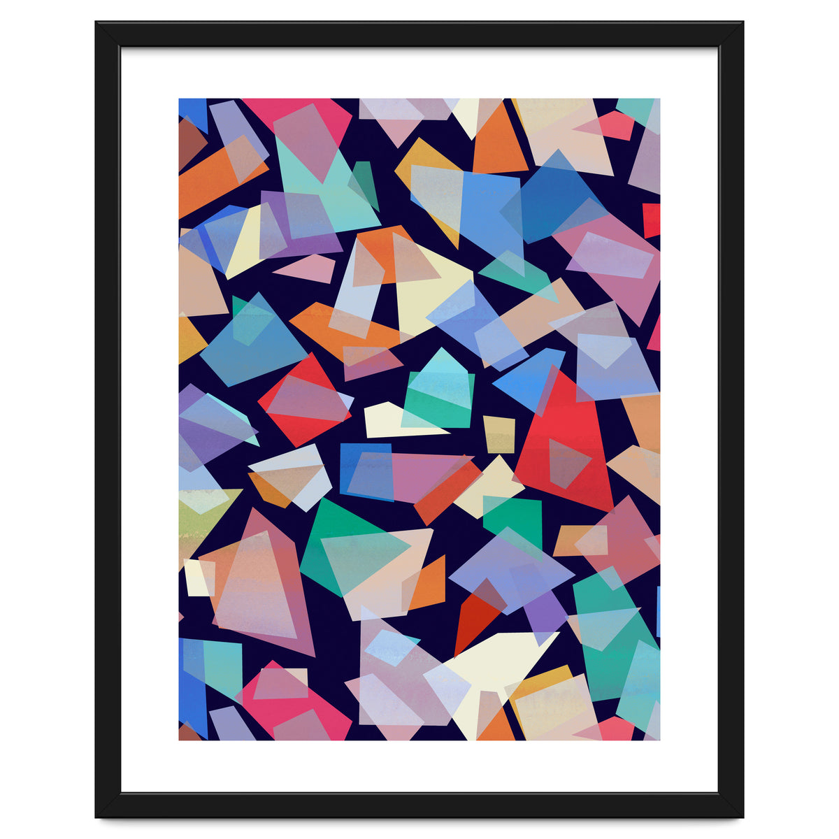 Geometric Squares Collage