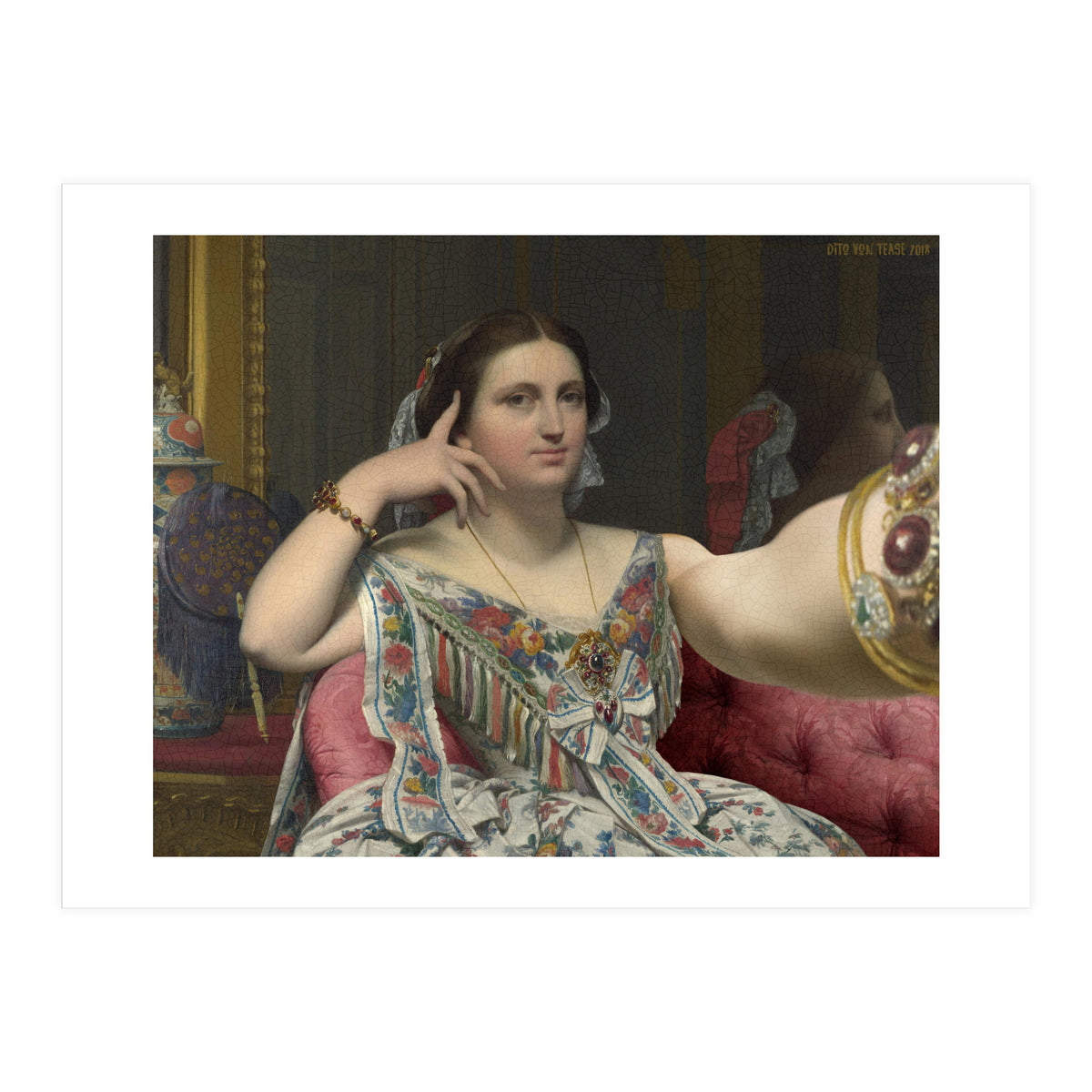 Madame Moitessier - Ingres - Selfie (Print Only)