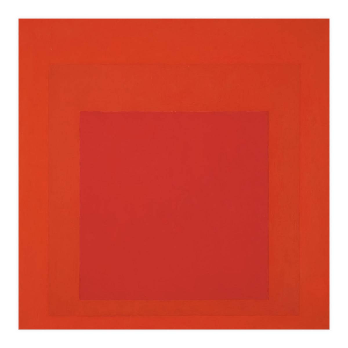 JOSEF ALBERS - HOMAGE TO THE SQUARE RED (Print Only)