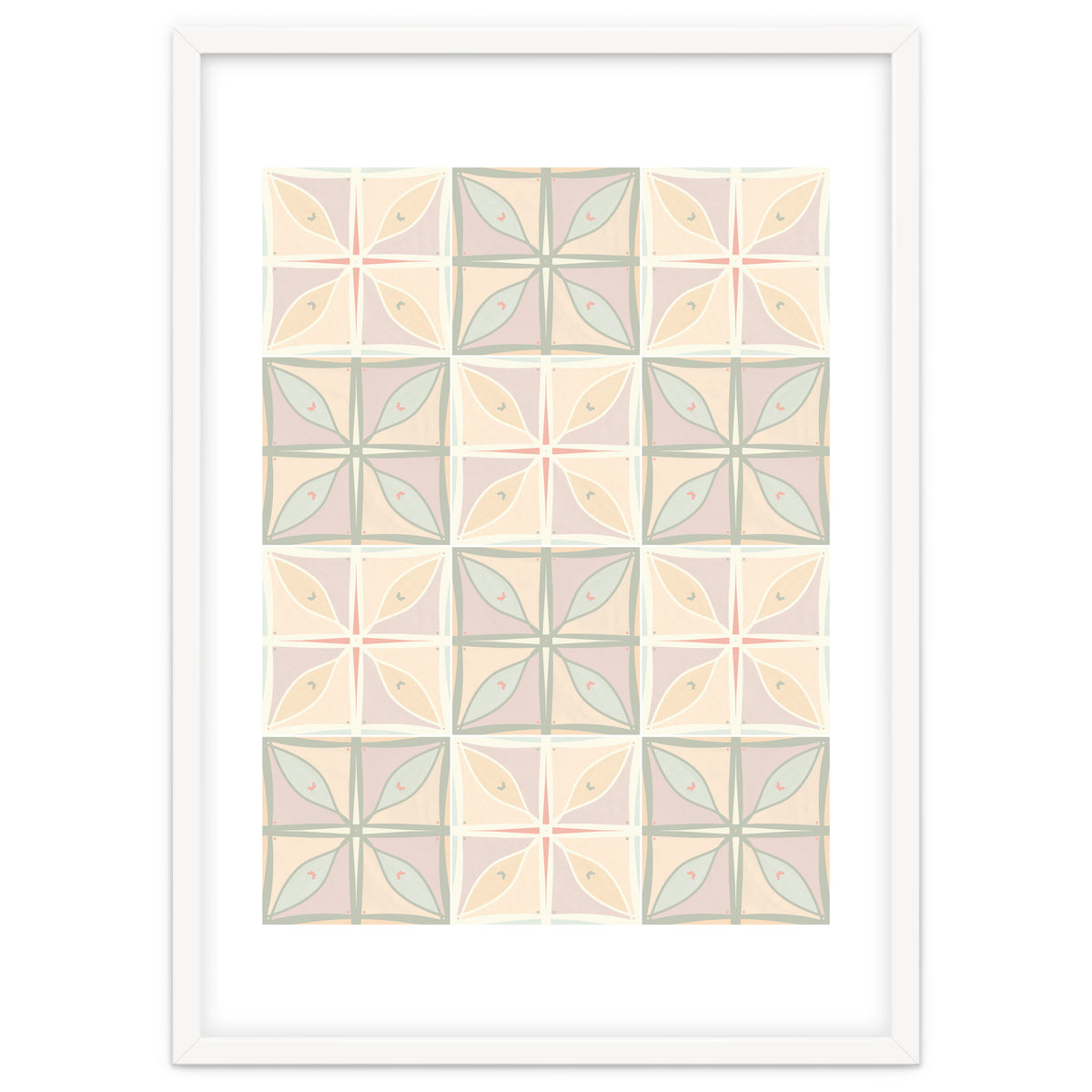 Old Style Pastels Kitchen Tiles