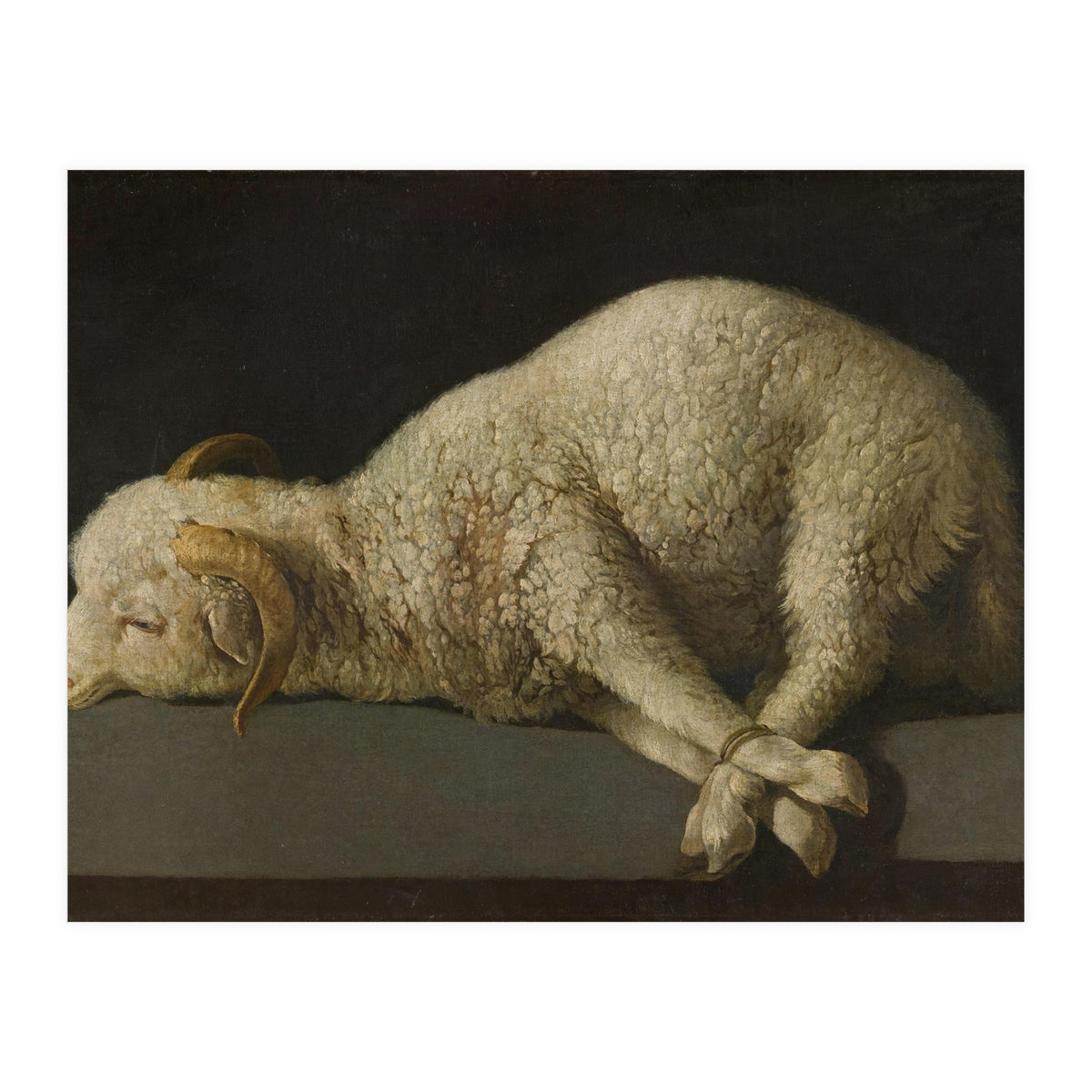 Francisco de Zurbarán / 'Agnus Dei (The Lamb of God)', 1635-1640, Spanish School. (Print Only)