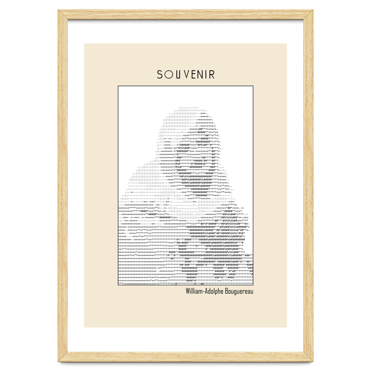 Souvenir – William Adolphe Bouguereau (1894) – Ascii Art