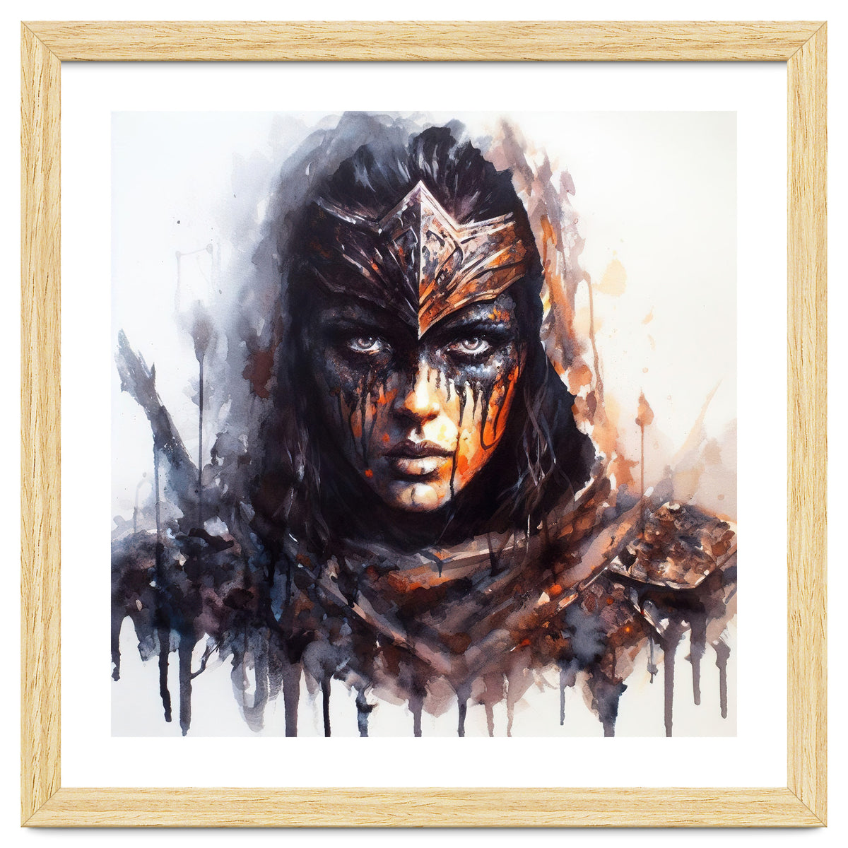 Armored Medieval Warrior Woman