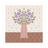 Flower Vase Mocha Mousse (Print Only)