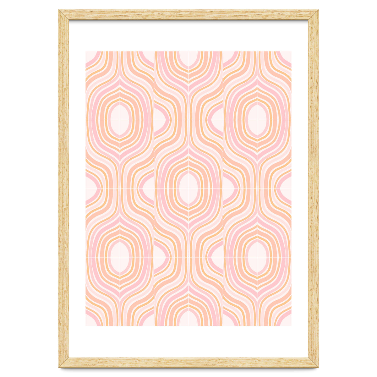 Peachy Marbled Tiles