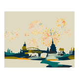 colorful skyline (Print Only) thumbnail