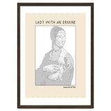 Lady With An Ermine – Leonardo Da Vinci Ascii Art thumbnail