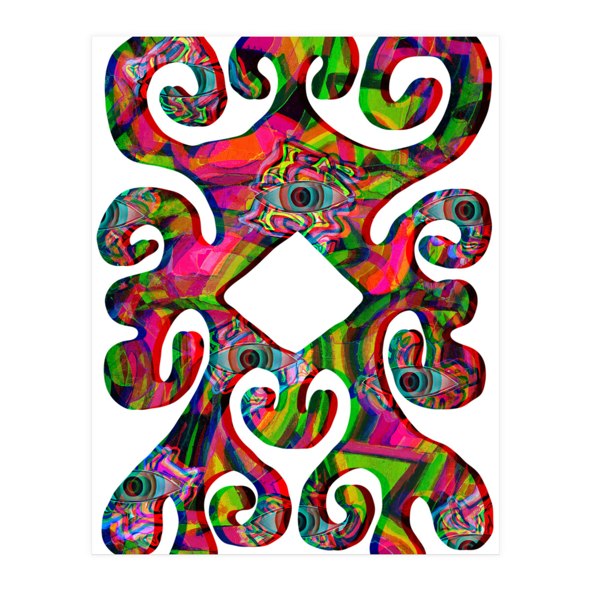 Pop Abstract Asimetrico 41 Copia (Print Only)