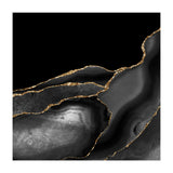 Black & Gold Agate Texture 04  (Print Only) thumbnail
