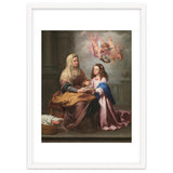 Bartolomé Esteban Murillo / 'Saint Anne with the Virgin', ca.  1655, Spanish School. VIRGIN MARY. thumbnail