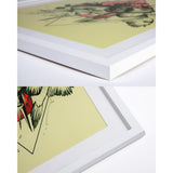 A walking woman in the winter snow beach thumbnail