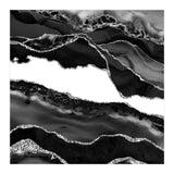 Black & Silver Agate Texture 06  (Print Only) thumbnail