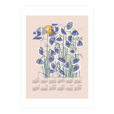 calendar 2025 pastel flowers  (Print Only) thumbnail
