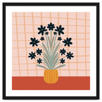Floral Vase Orange