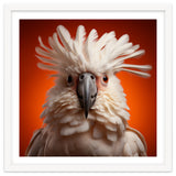 Close Up Portrait Of A White Cockatoo Parrot thumbnail