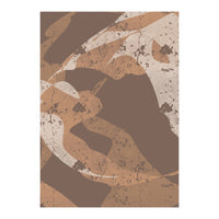 Abstract Brown Harmony (Print Only)