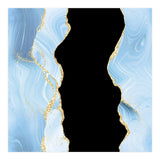 Blue & Gold Glitter Agate Texture 02  (Print Only) thumbnail