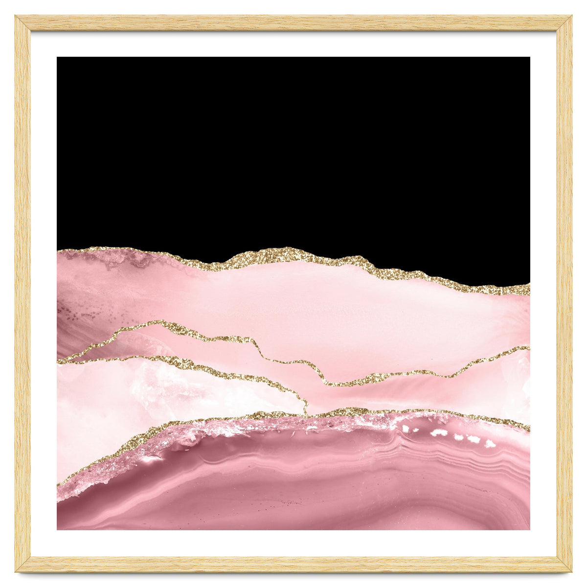 Blush & Gold Agate Texture 02