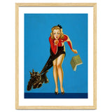 Pinup Girl And Dog Tricks thumbnail