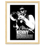 Kenny Dorham Jazz Trumpeter in Grayscale thumbnail