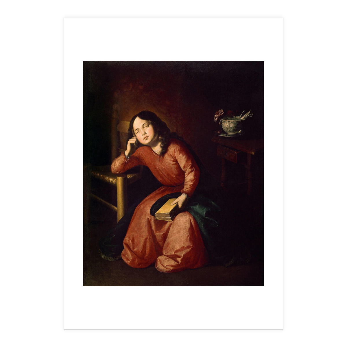 Child Madonna Asleep. La Virgen niña dormida. 1664. Jerez de la Frontera collegiate church. (Print Only)