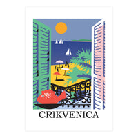 Crikvenica, View From a Window (Print Only)