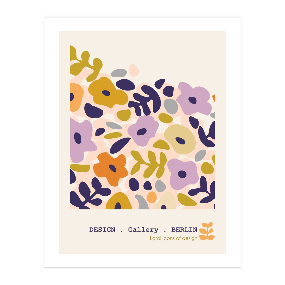 Design Gallery Berlin floral icons of design (Print Only)