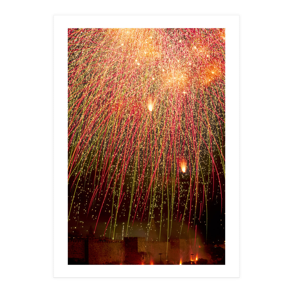 Fireworks over Jerusalem II (Print Only)
