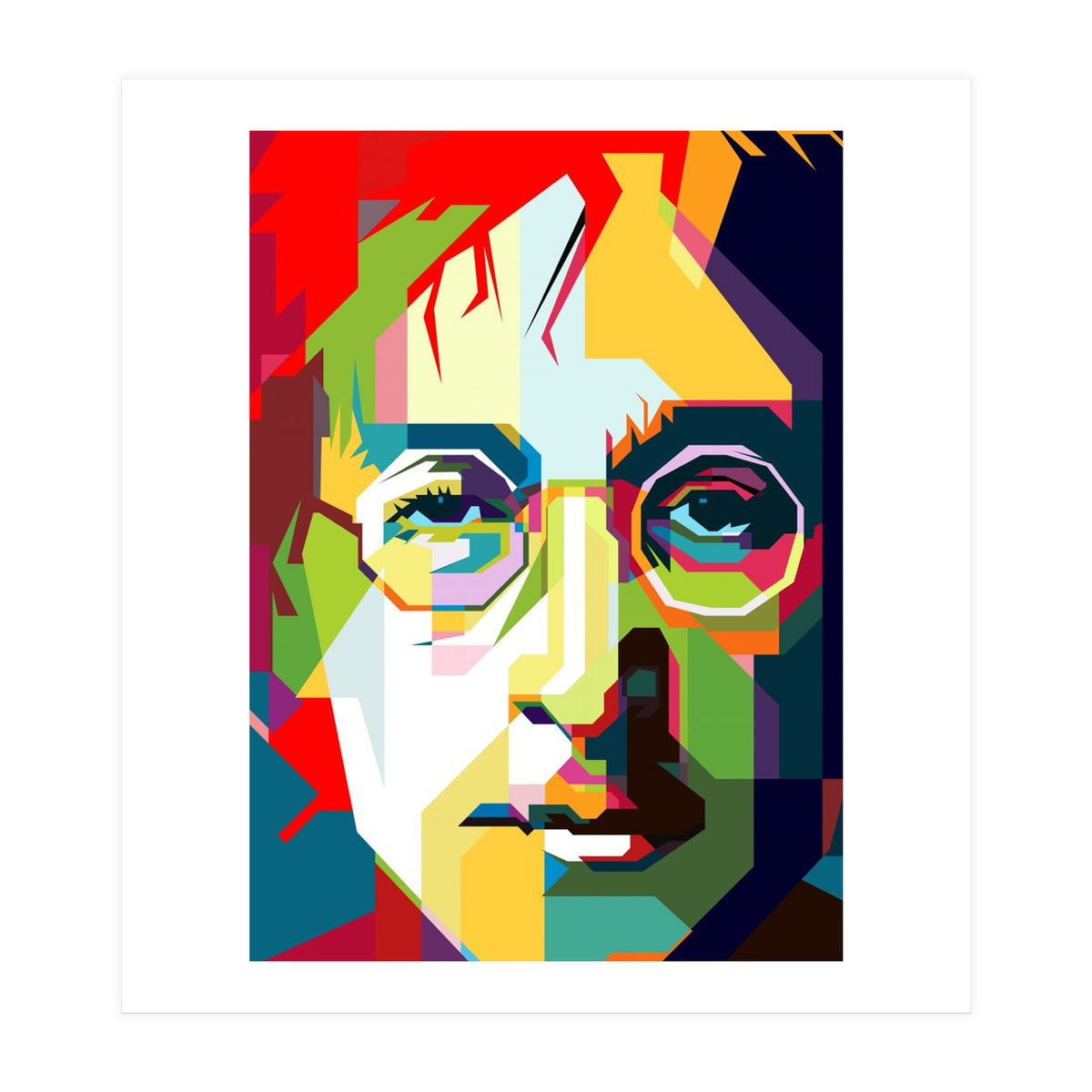 John Lennon Imagine Song Pop Art Wpap (Print Only)