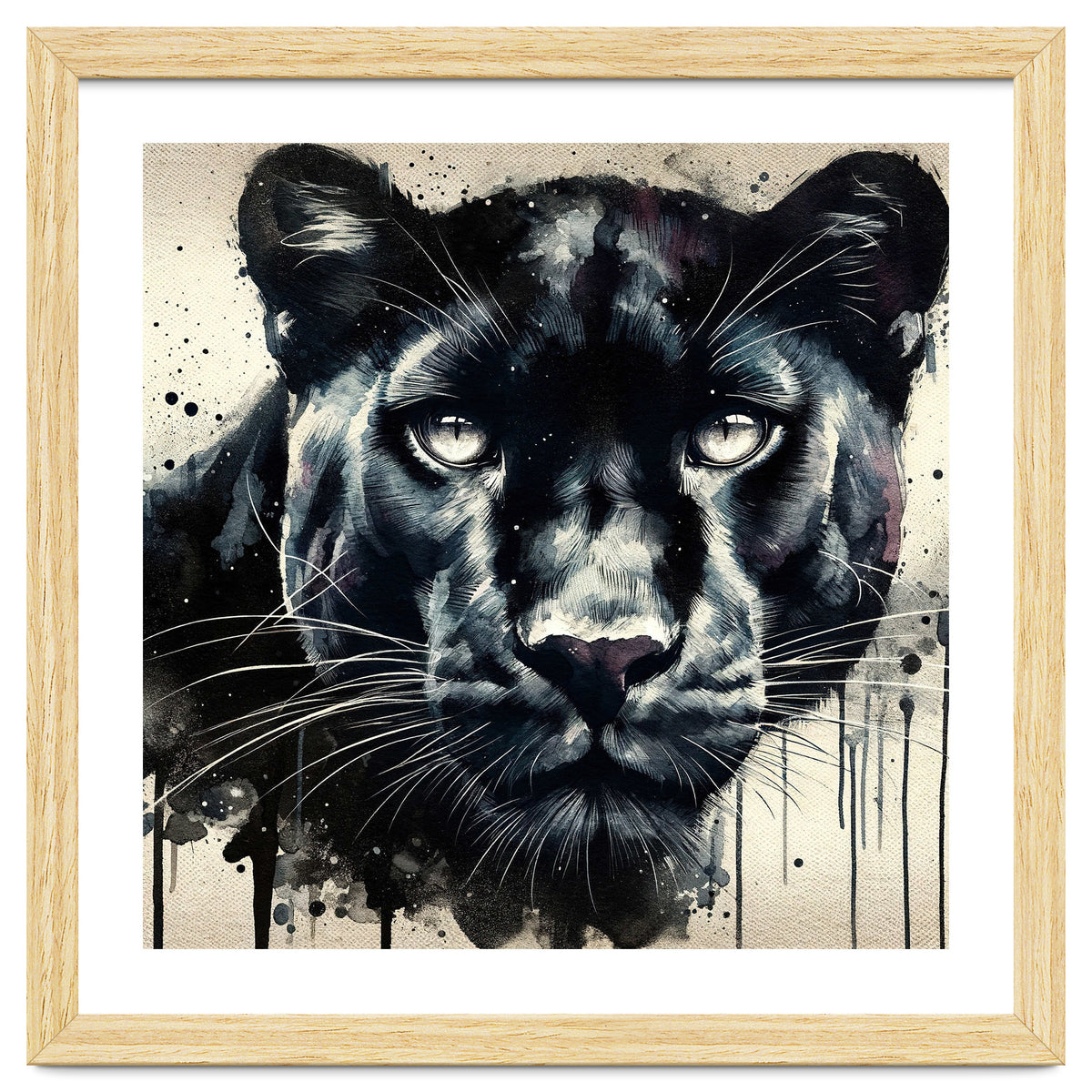 Watercolor Panther