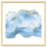 Blue & Gold Glitter Agate Texture 05 thumbnail