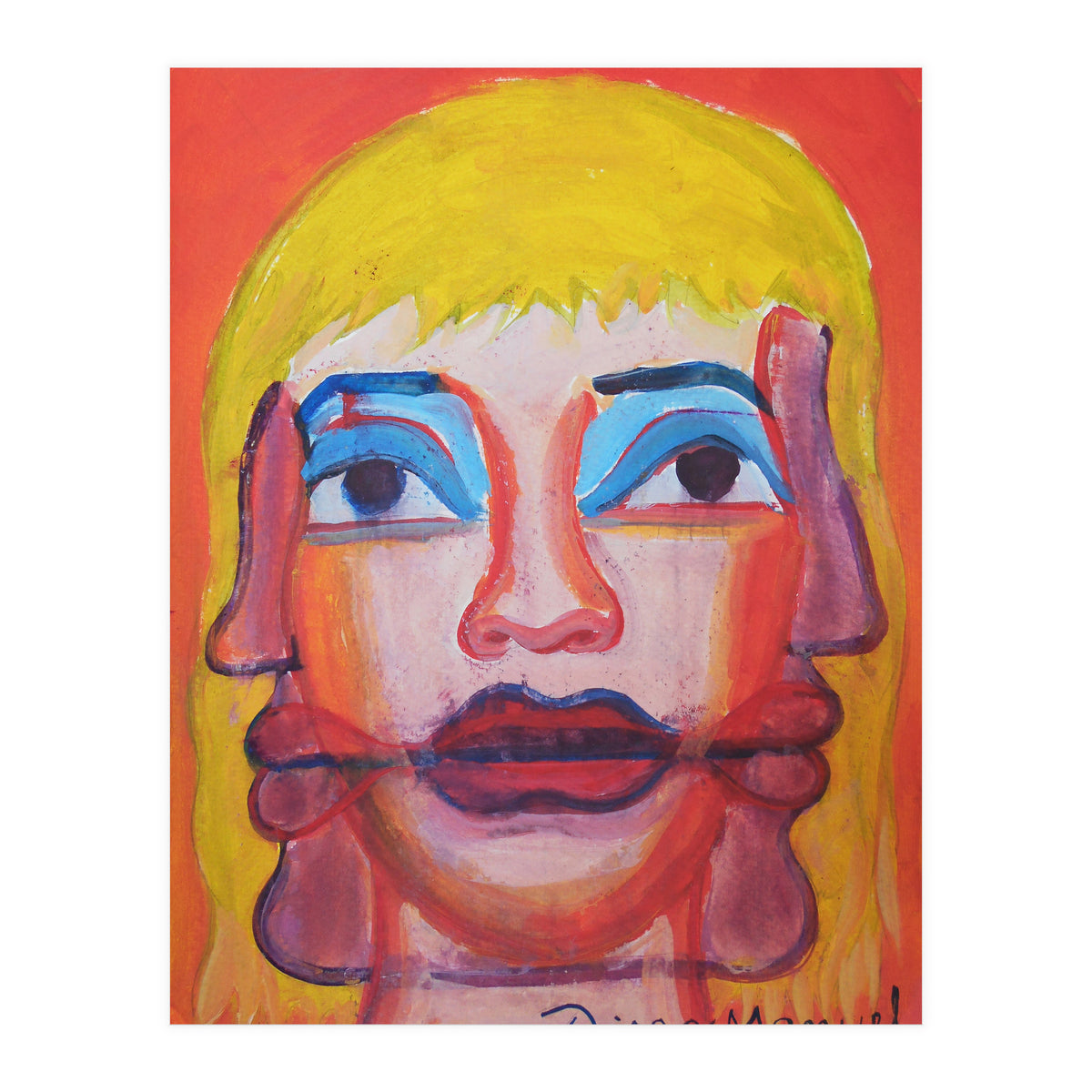 Cabeza De Mujer 2 (Print Only)