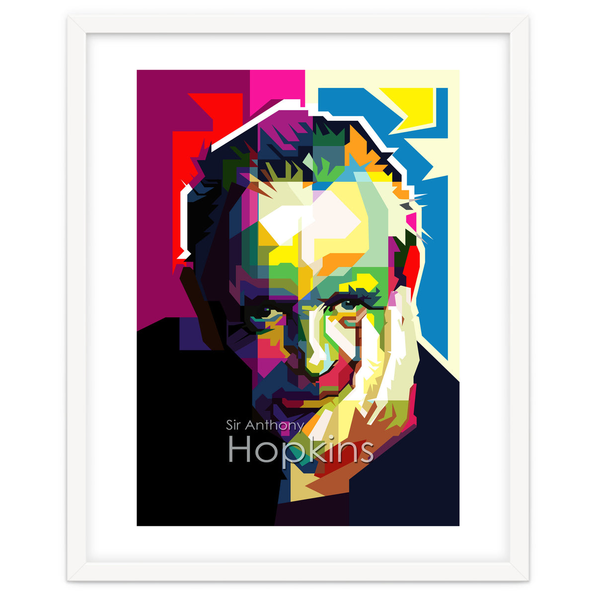 Sir Anthony Hopkins Pop Art WPAP