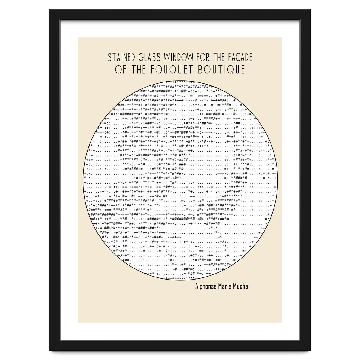 Stained Glass Window (ascii Art)