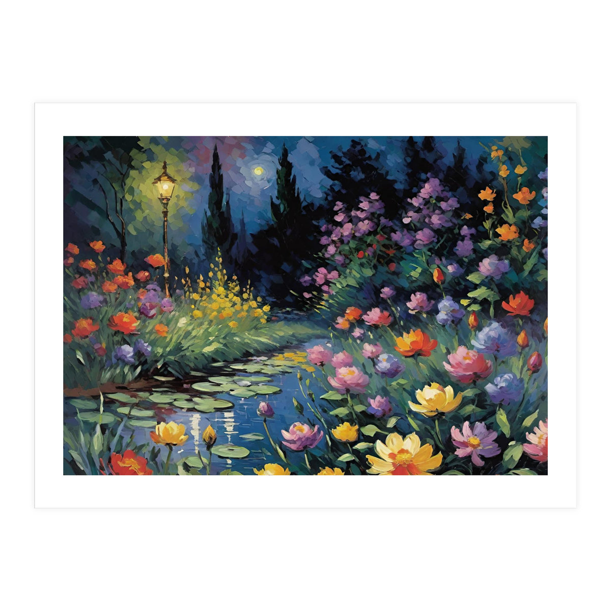 Floral Lake Dream (Print Only)