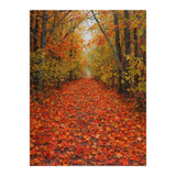 Lush Autumn Forest Path Covered (Print Only) thumbnail