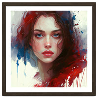 Modern Fairy Tale Blue Eyed Portrait