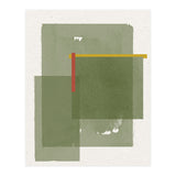 GREEN WATERCOLOR SHAPES NO.2 (Print Only) thumbnail