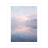 Ethereal Misty Lakeside at Dawn (Print Only) thumbnail