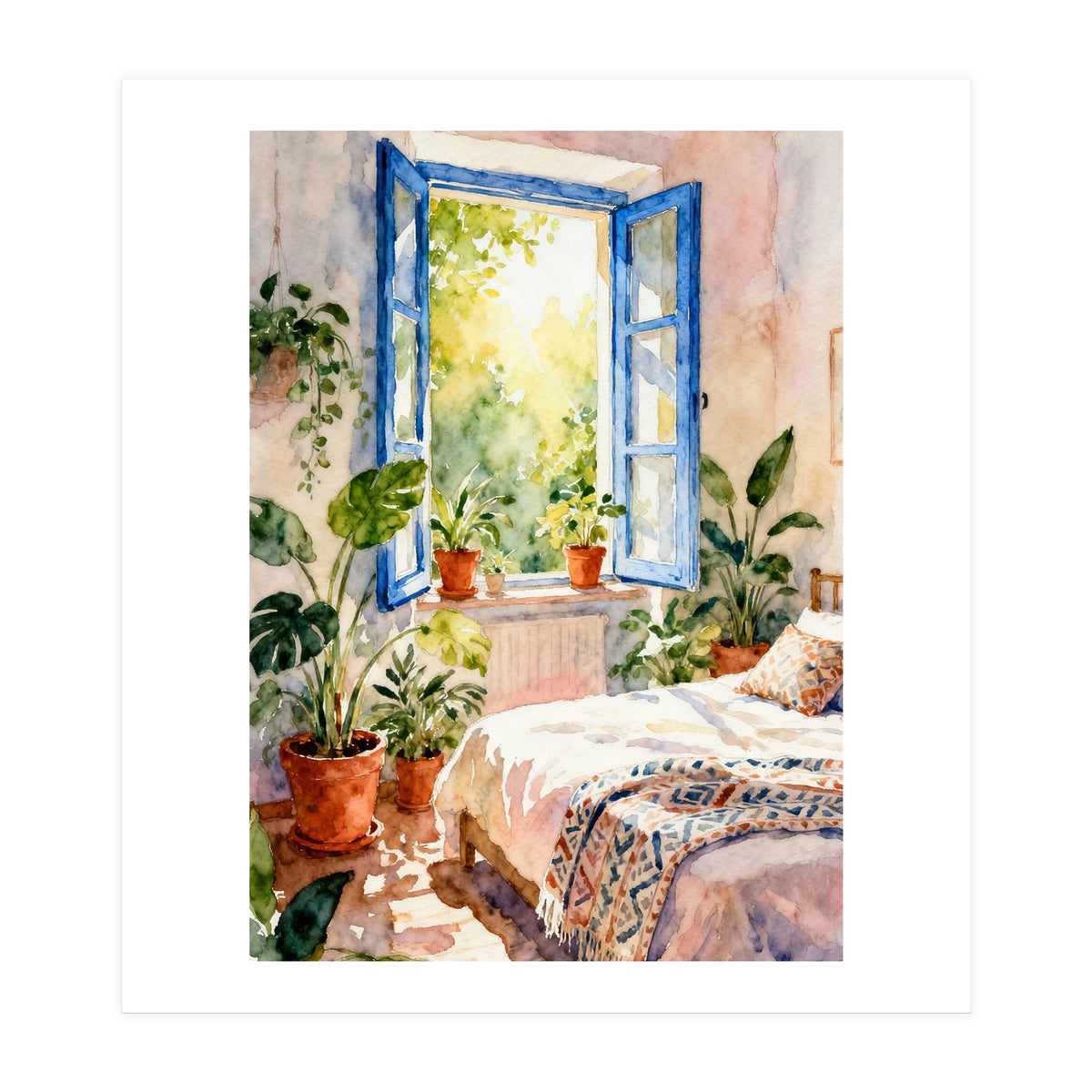 Matisse Inspired Bedroom (Print Only)