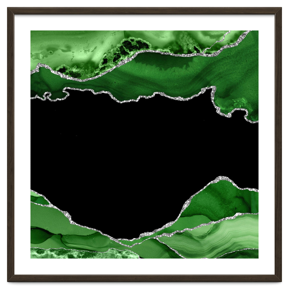 Green & Silver Agate Texture 04