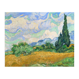 Wheat Field with Cypresses. (Print Only) thumbnail