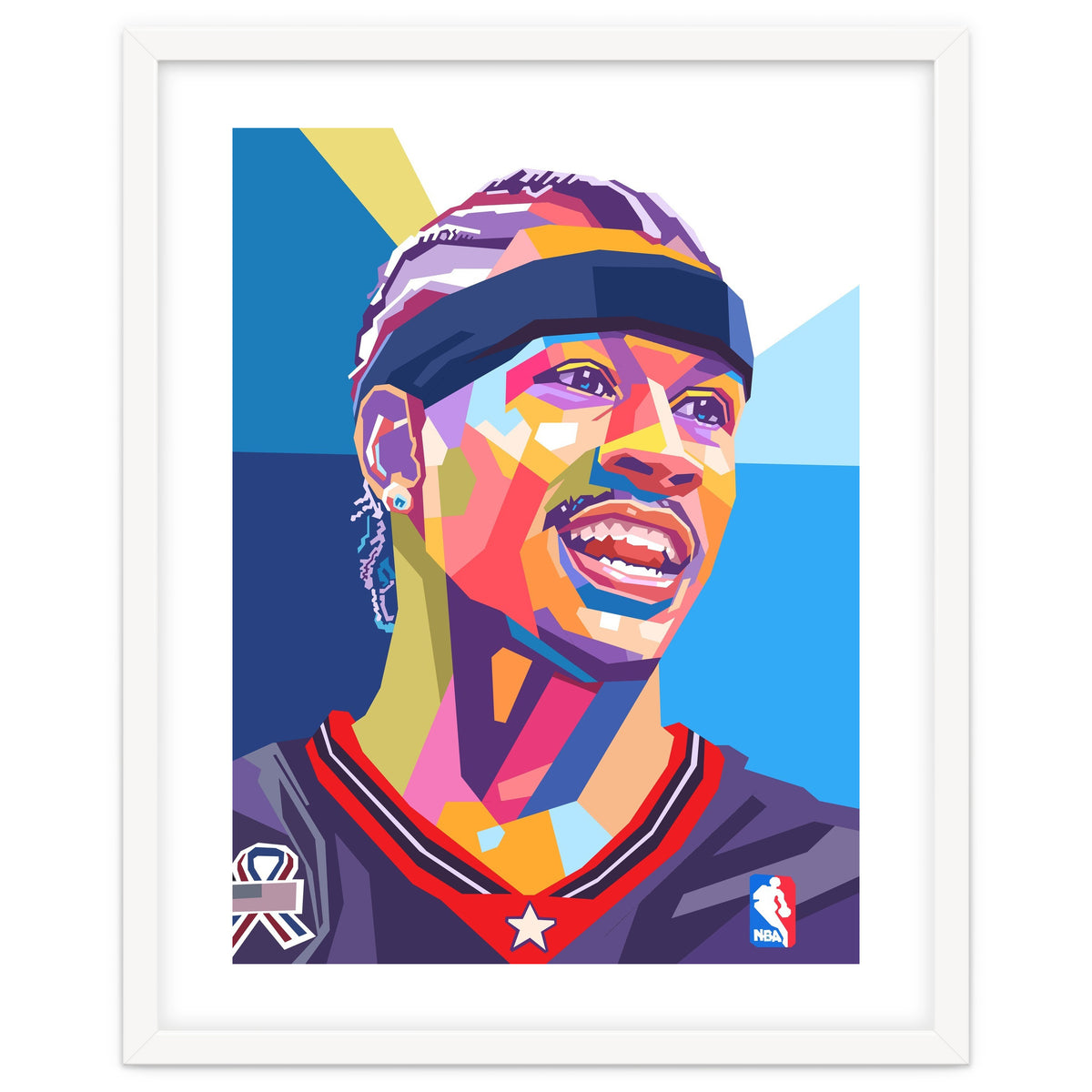 Allen Iverson pop art