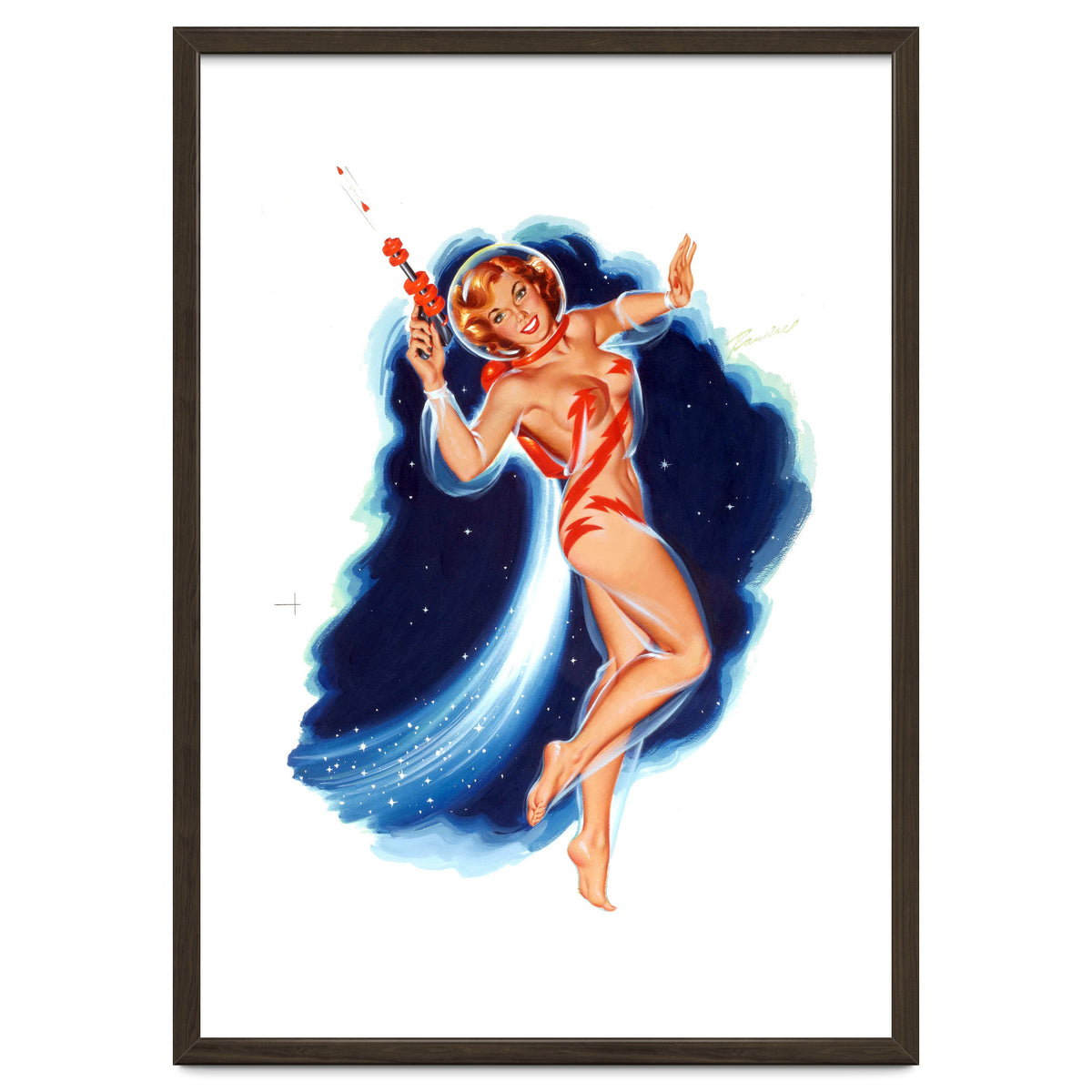 Pinup Astronaut Girl