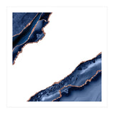 Navy & Rose Gold Agate Texture 27 (Print Only) thumbnail