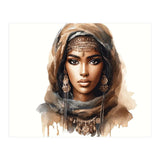 Desert Muse Watercolor Portrait (Print Only) thumbnail