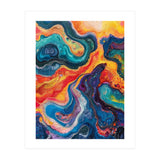 Vibrant Fluid Acrylic Pour Abstract Art (Print Only) thumbnail