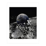 Lunar Moon Planet Astronaut (Print Only) thumbnail