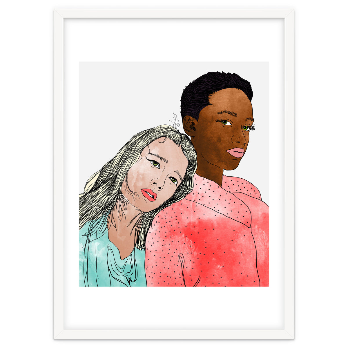 Egalitarism | Equality Anti-racism Feminism Multiculturism | Individuality Watercolor