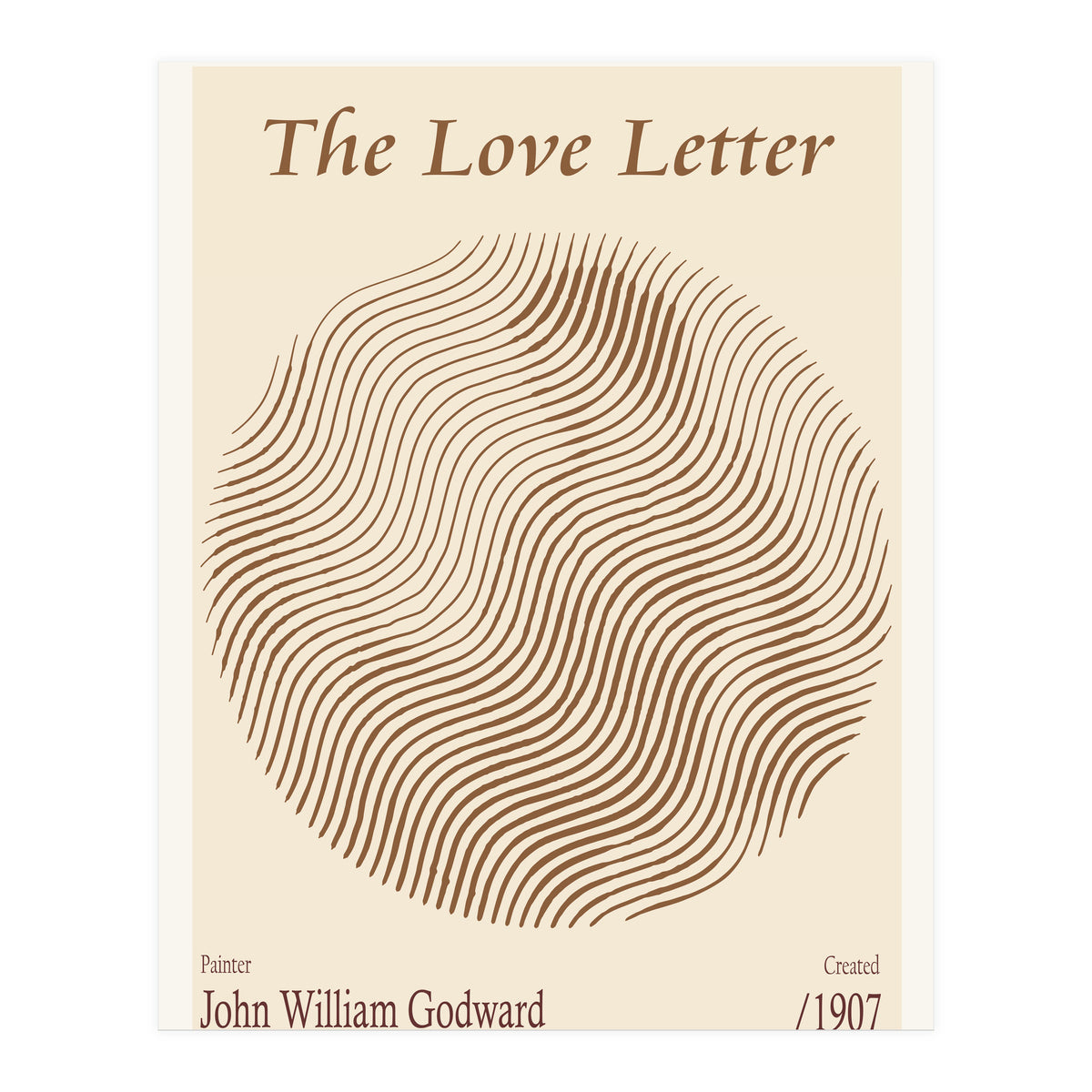 The Love Letter – John William Godward (1907) (Print Only)